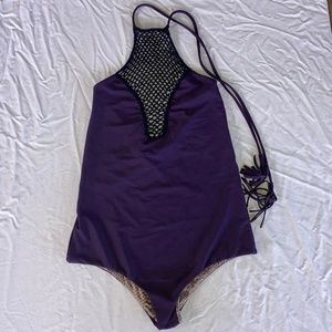 Acacia Swimwear Teahupo'o One Piece Blackberry